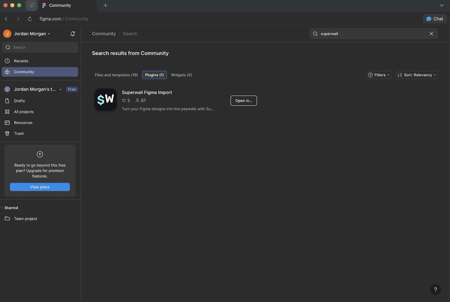 Superwall Figma Import plugin in Figma Community